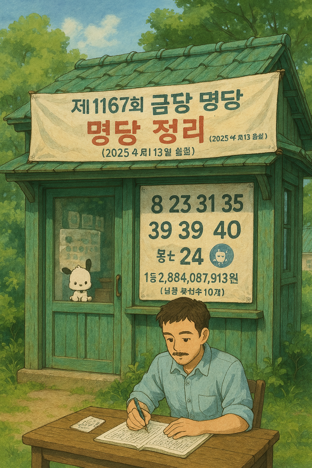 제1167회 로또 당첨번호 분석